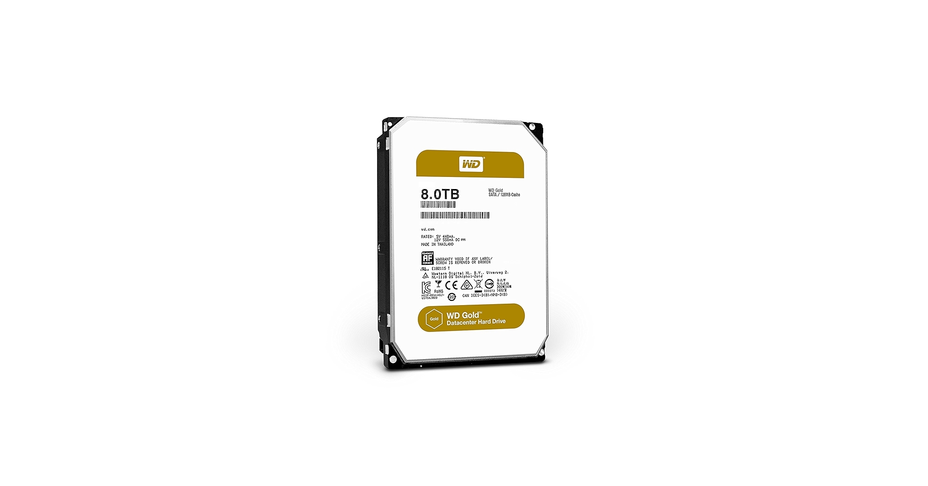 Amazon.com: WD Gold 8TB Datacenter Hard Disk Drive - 7200 RPM