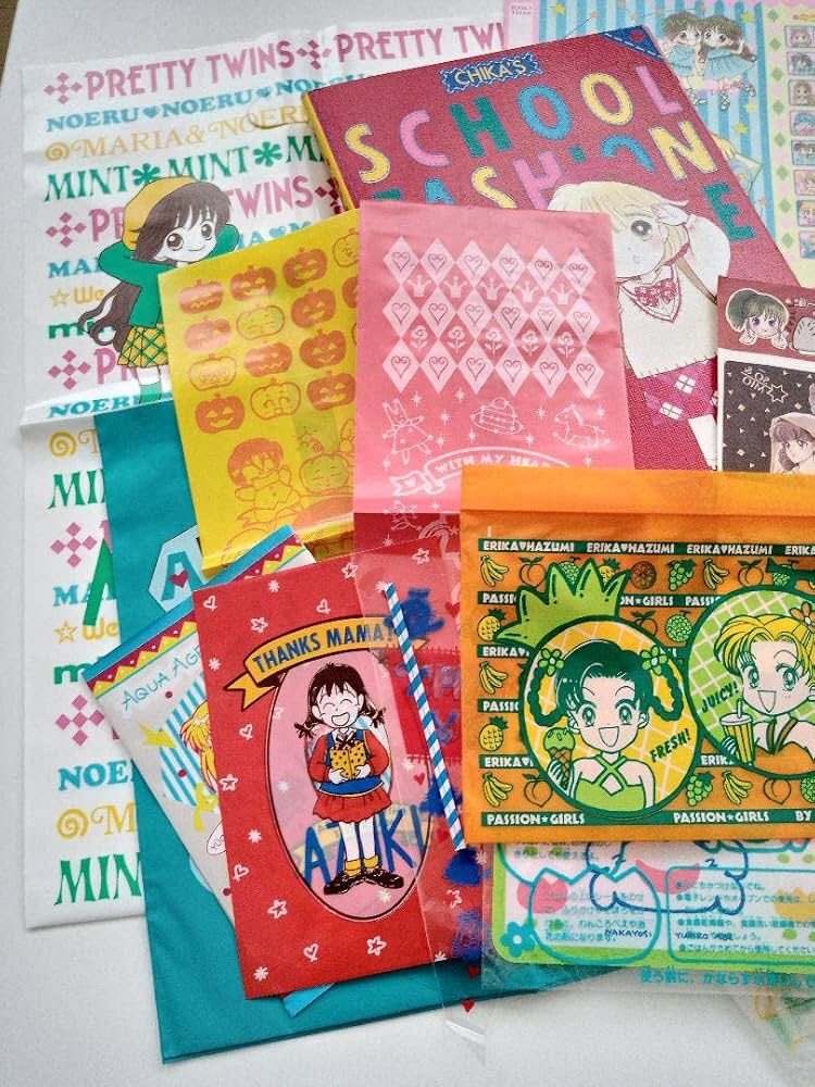 Amazon.co.jp: 平成レトロ りぼん なかよし ちゃお 付録色々詰め合わせ