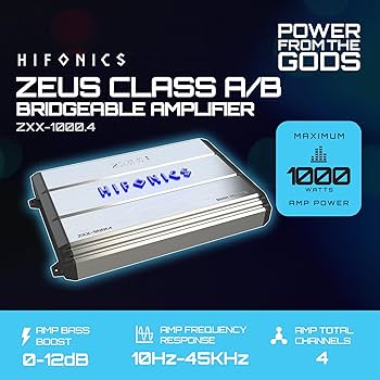 Amazon.com: Hifonics Zeus ZXX 1000 Watt Max Class D Monoblock Car