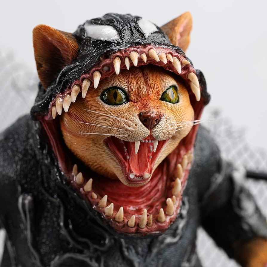 Amazon.co.jp: JXK ヴェノムキャット ヴェノムの猫版 ホーム