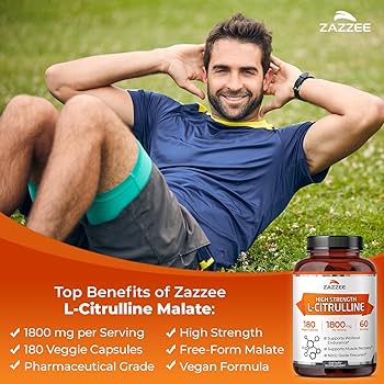 Amazon.com: Zazzee High Strength L-Citrulline, 1800 mg per Serving