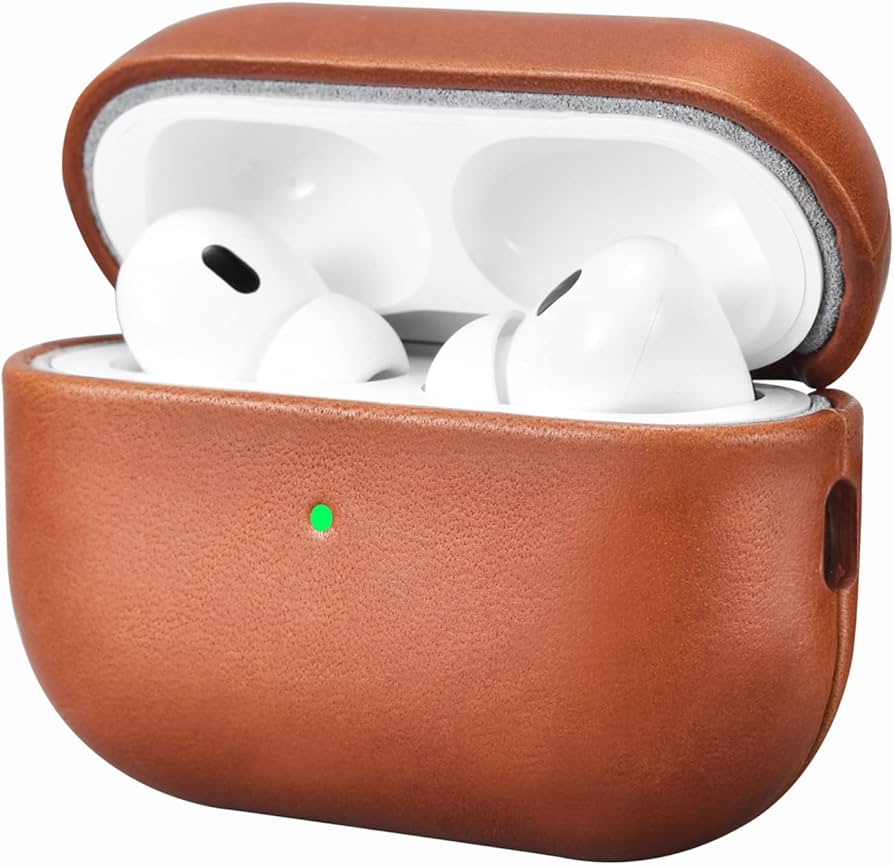 Amazon | AirPods Pro 2 用 ケース 本革(2022年9月発売専用)落下防止