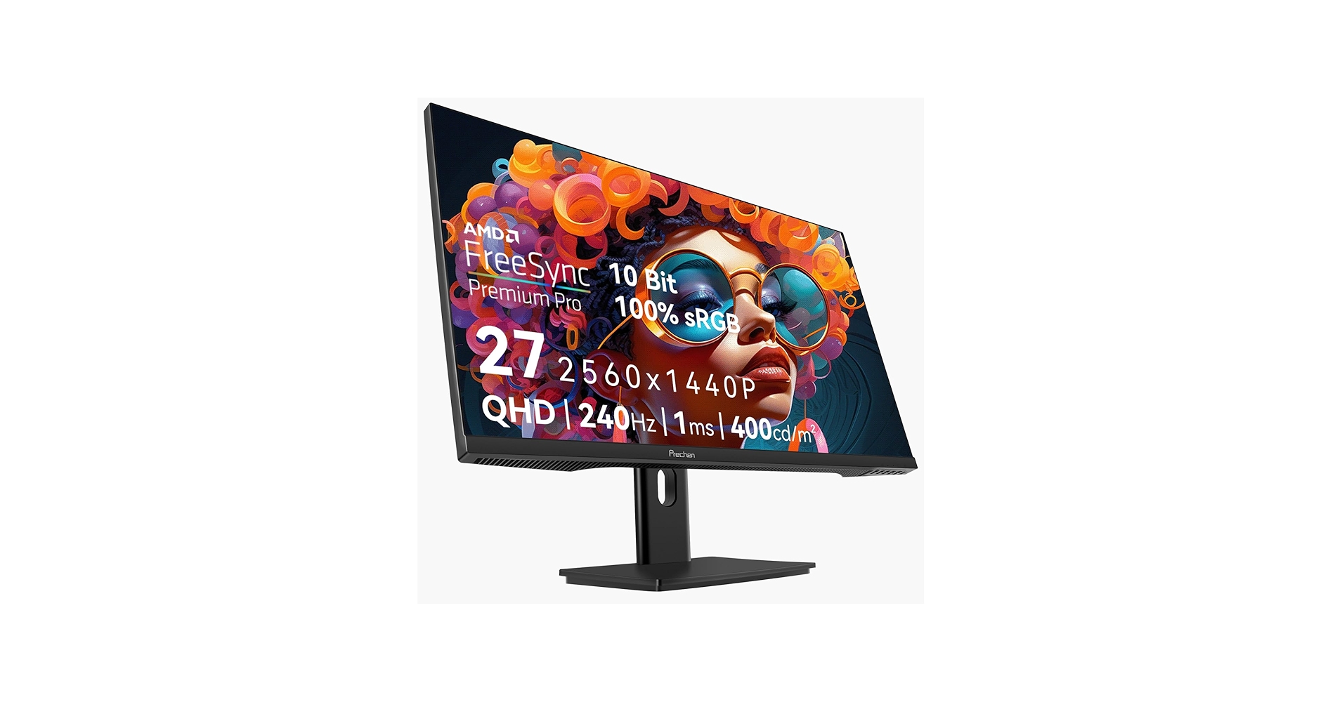 Amazon.com: 27 Inch 2K 240Hz QHD 2560x1440P Gaming Monitor, 1ms