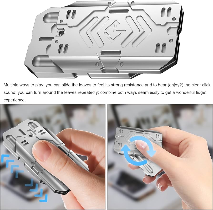 Amazon | DjuiinoStar プレミアムフィジェットスライダー 複数の遊び方