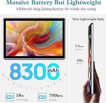 DOOGEE T10 Tablet 8GB RAM 128GB ROM 10.1 Inch IPS FHD+ 1920 * 1200