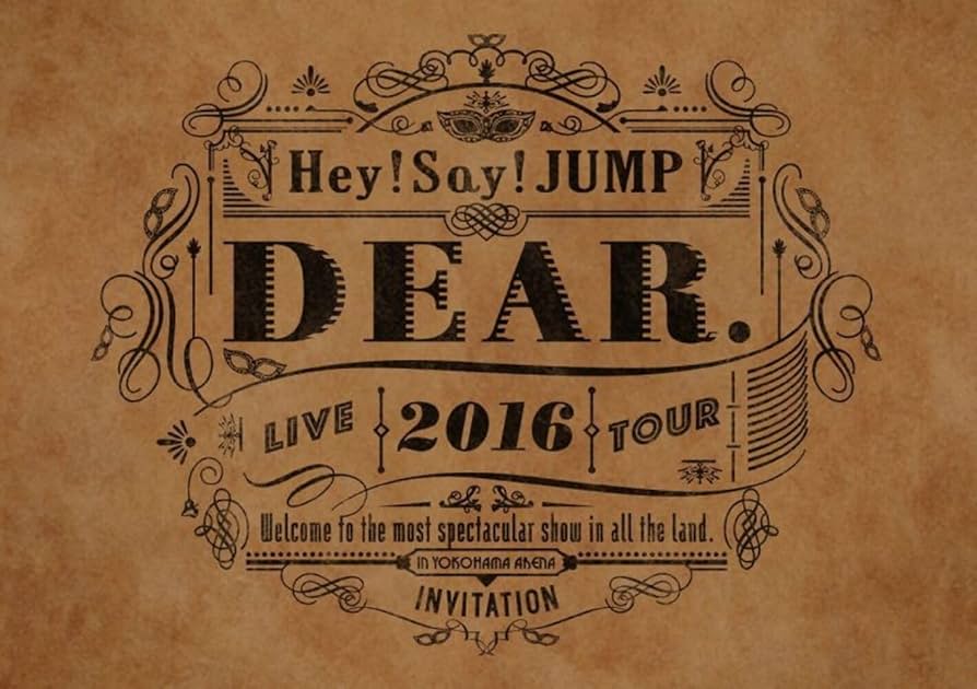 Amazon.co.jp: Hey! Say! JUMP LIVE TOUR 2016 DEAR.(通常盤) [DVD