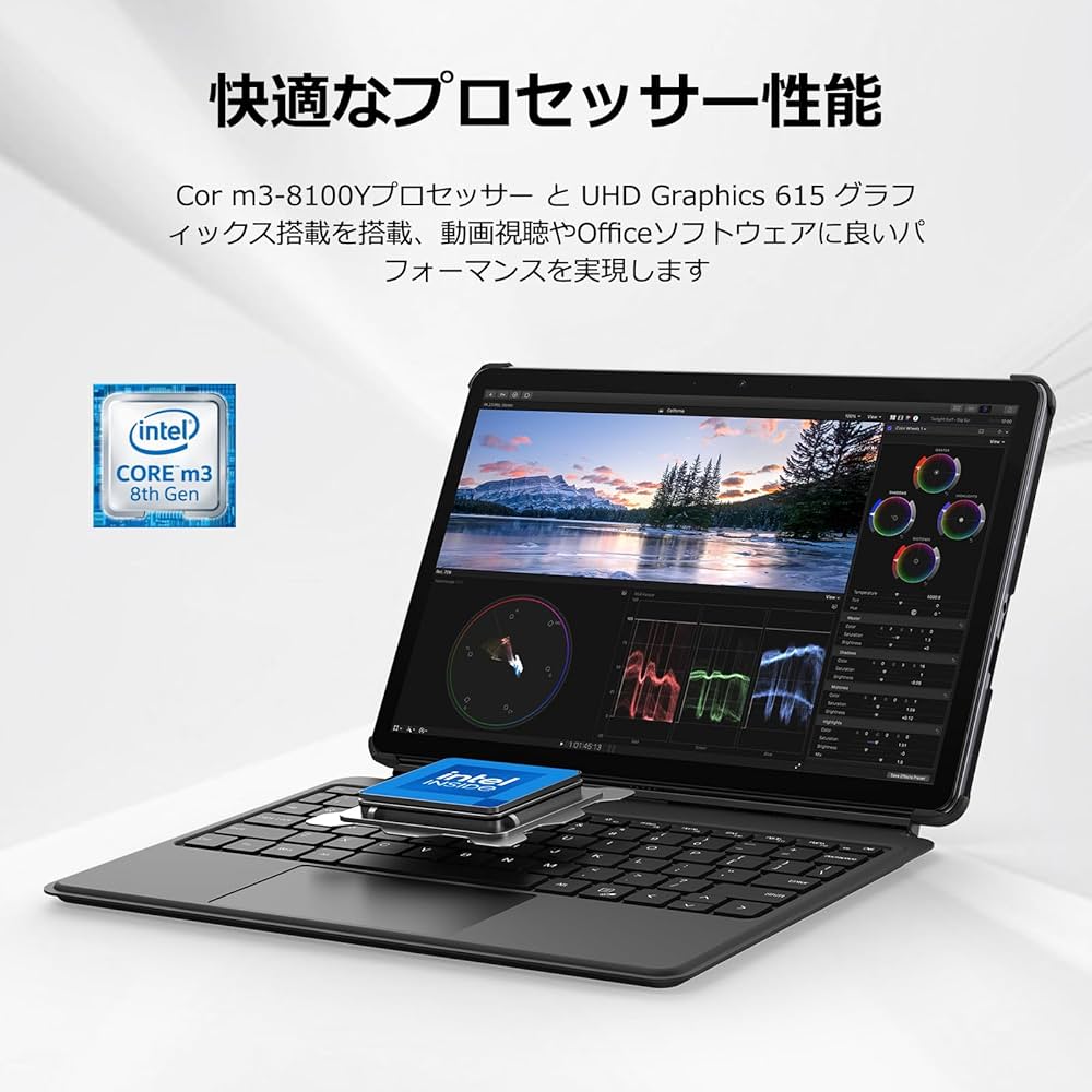 Amazon.co.jp: 2in1 タブレット PC 10.1型 第8世代Core m3 12GB