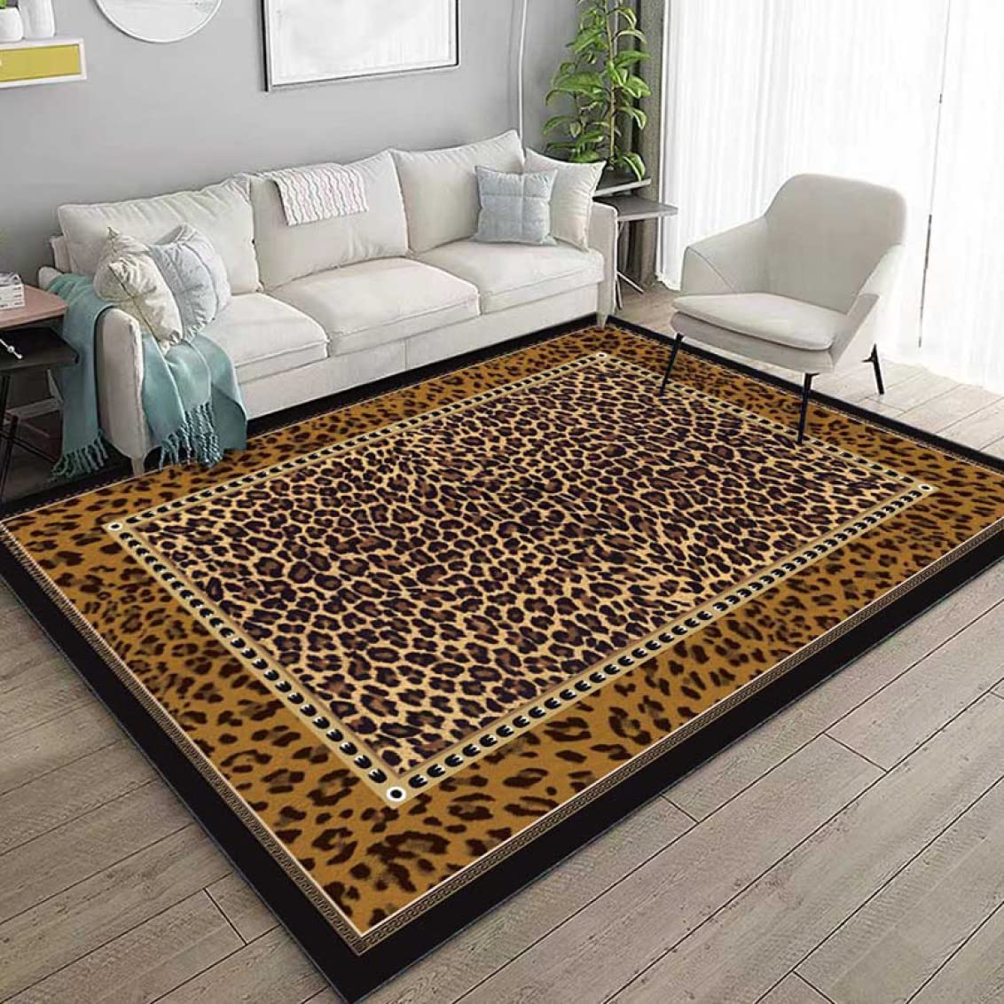 Amazon.co.jp: [YXSNG] ラグ マット 絨毯 豹柄ラグ ヒョウ柄 マット