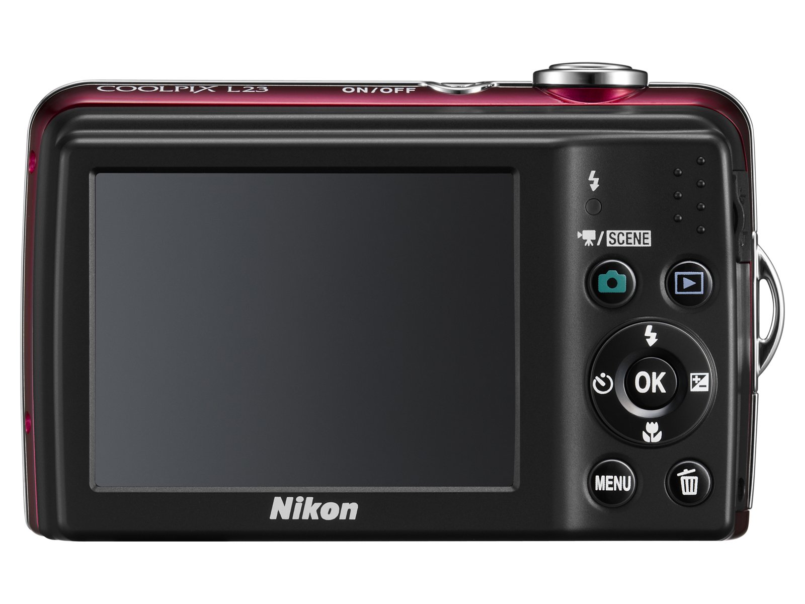 Amazon.co.jp: Nikon COOLPIX L23 Digital Camera Red L23RD : Electronics
