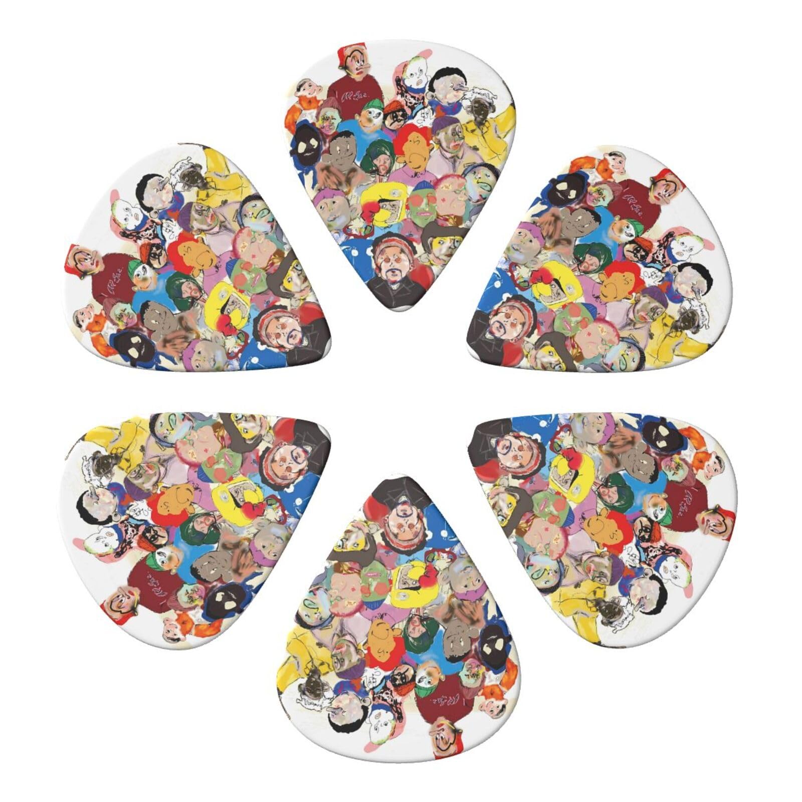 Amazon.co.jp: プラスチックピック かわいい漫画エレキギターピック