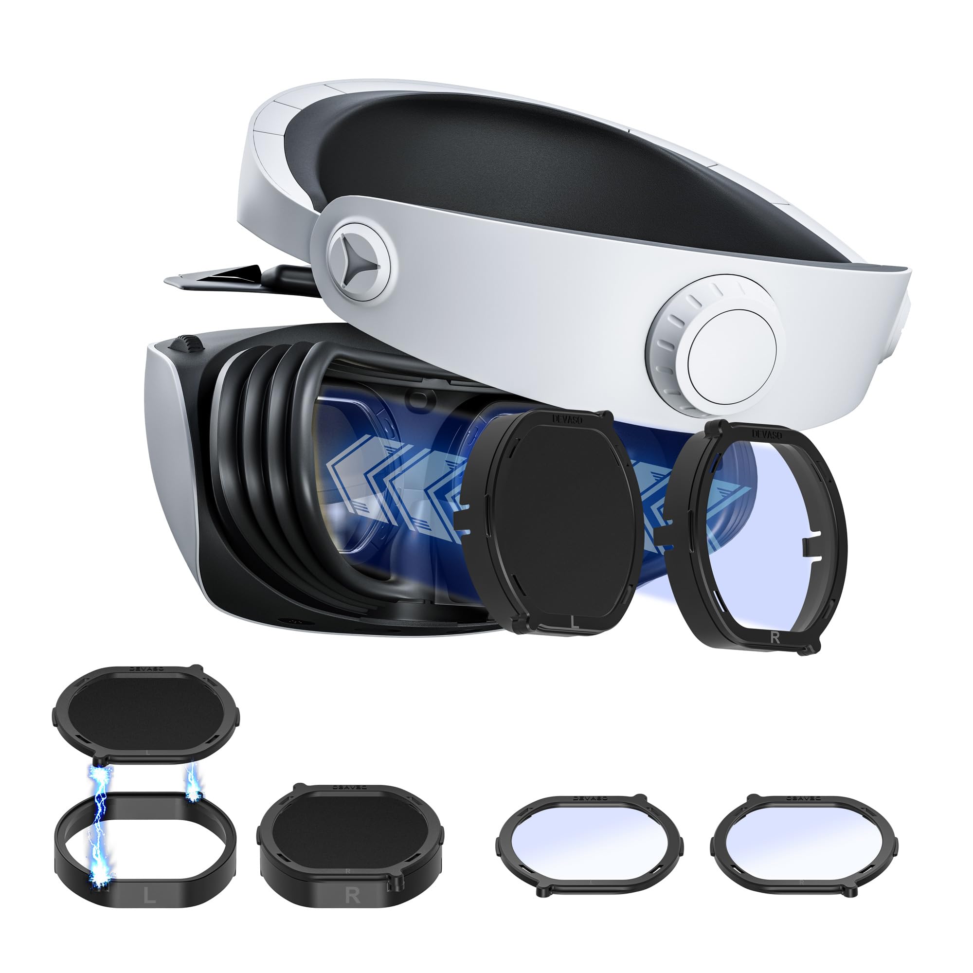 Amazon.com: DEVASO Lens Protector Cover Kit for PSVR2, Protector