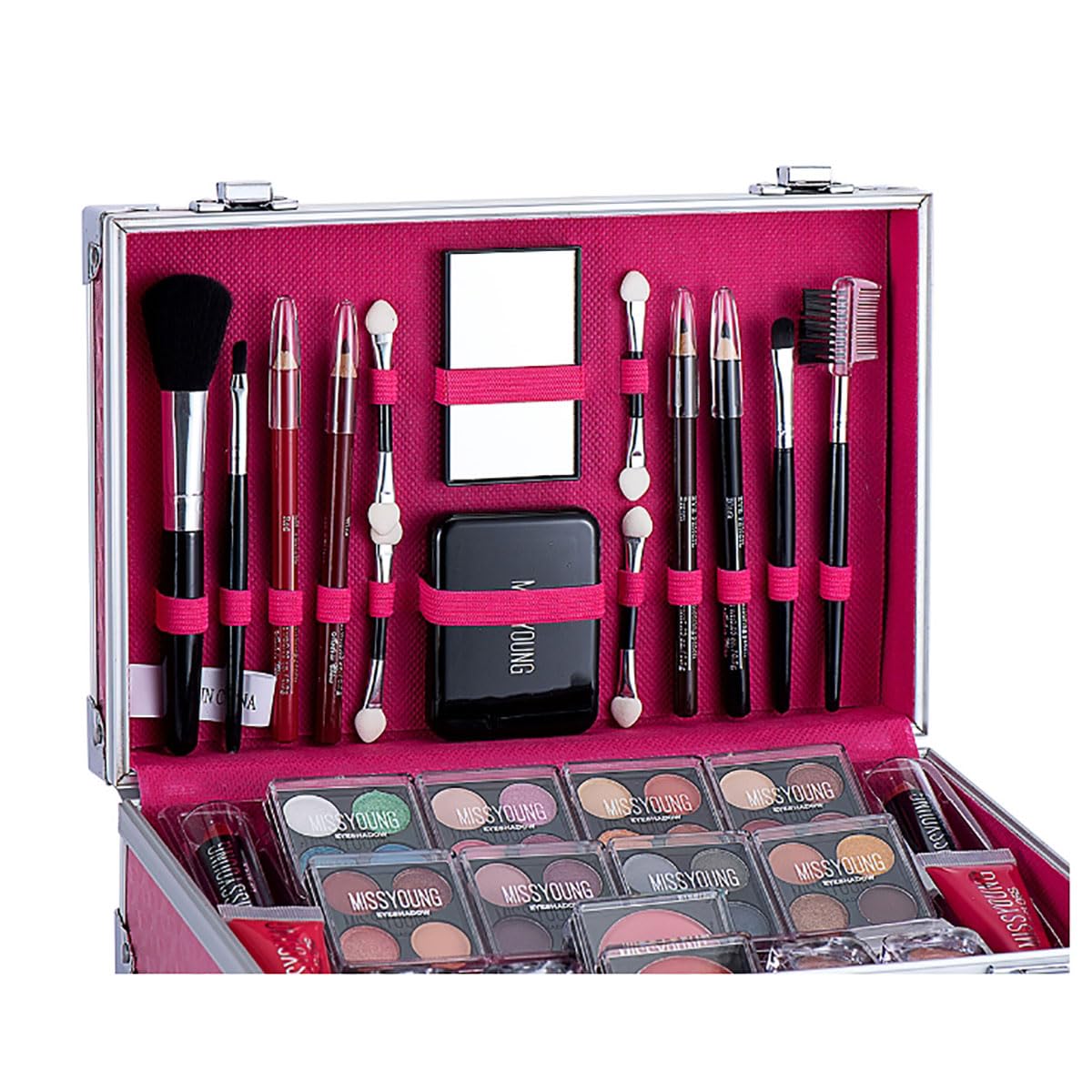 Amazon | メイクアップセット ミラー付き メイクセット フル美容 56点