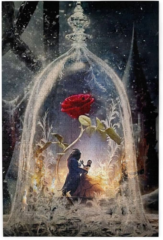 Amazon.co.jp: 1000ピース ジグソーパズル 美女と野獣 パズル