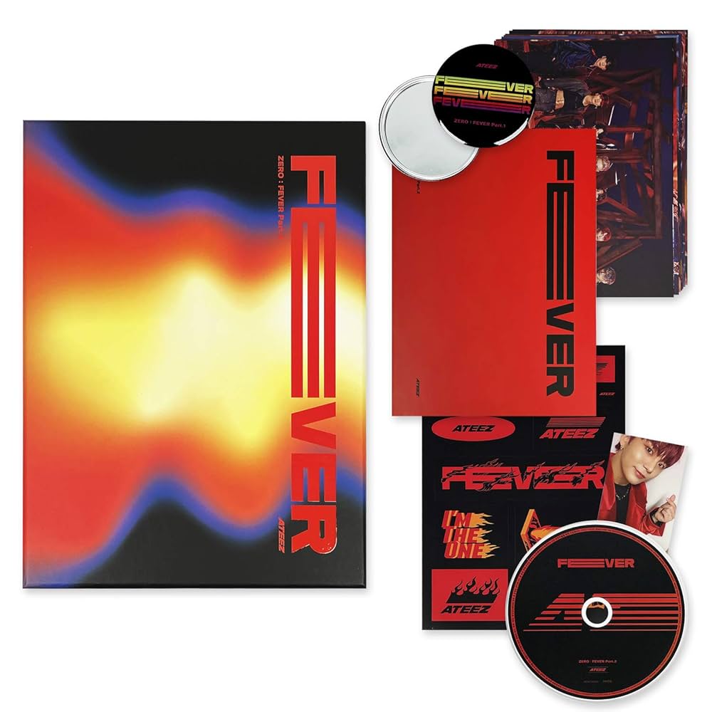 ATEEZ 6Th Mini Album - ZERO : FEVER PART.2 [ A ver. ] CD + Photo