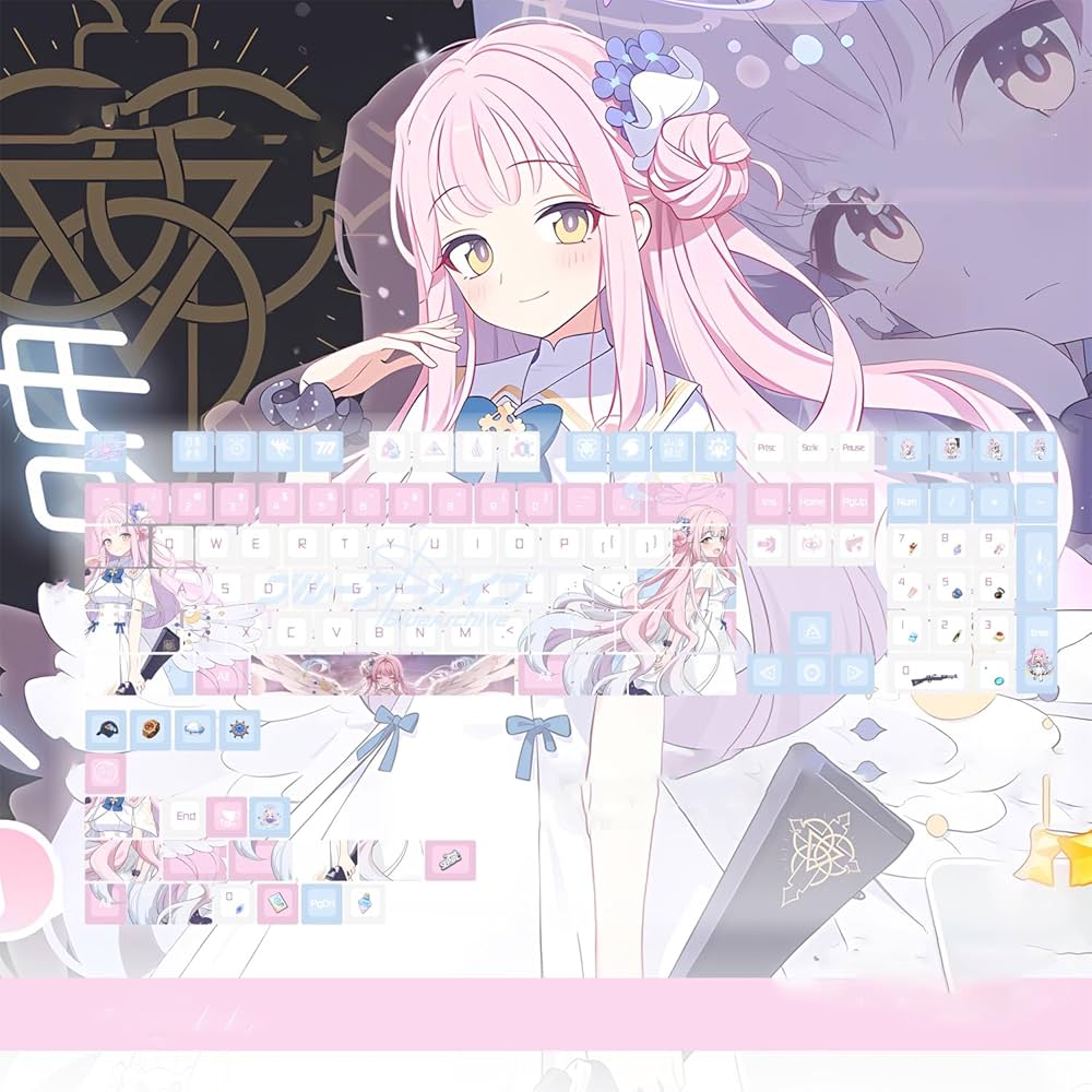 Amazon | ブルーアーカイブ 周辺 聖園ミカ メカニカルキーキャップ