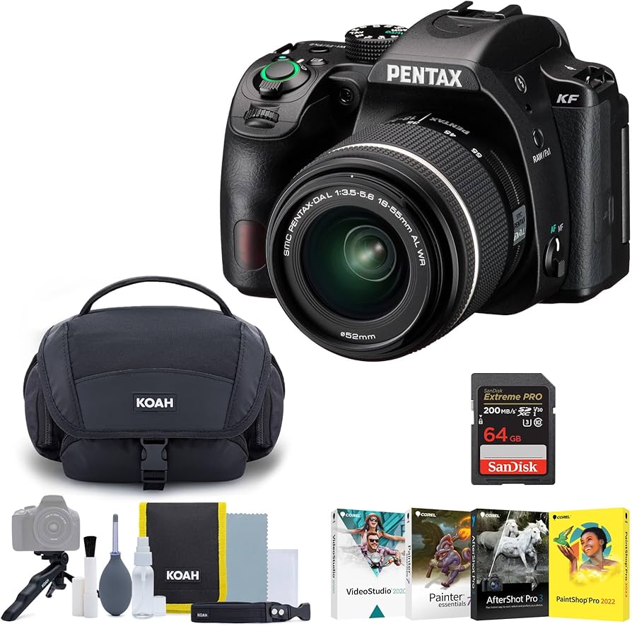 Amazon.com : Pentax KF DSLR Camera (Black) and PENTAX DA L 18-55mm