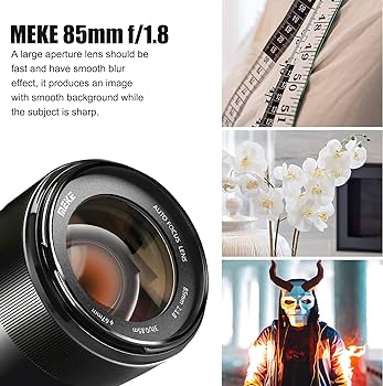 Amazon.co.jp: MEKE 85mm F1.8 オートフォーカス フルフレーム 大口径