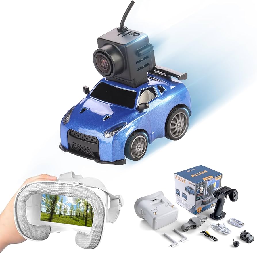 Amazon | FMS 1/64 ラジコンカーAlu35 カメラ付きFPV対応 RTR 電動