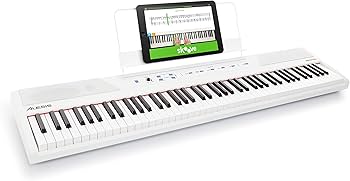 Amazon | Alesis 電子ピアノ 88鍵盤 初心者向け電子ピアノ スピーカー