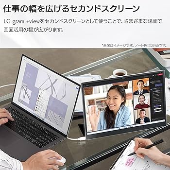Amazon.co.jp: LG モバイルモニター gram +view 16MQ70 16インチ/WQXGA