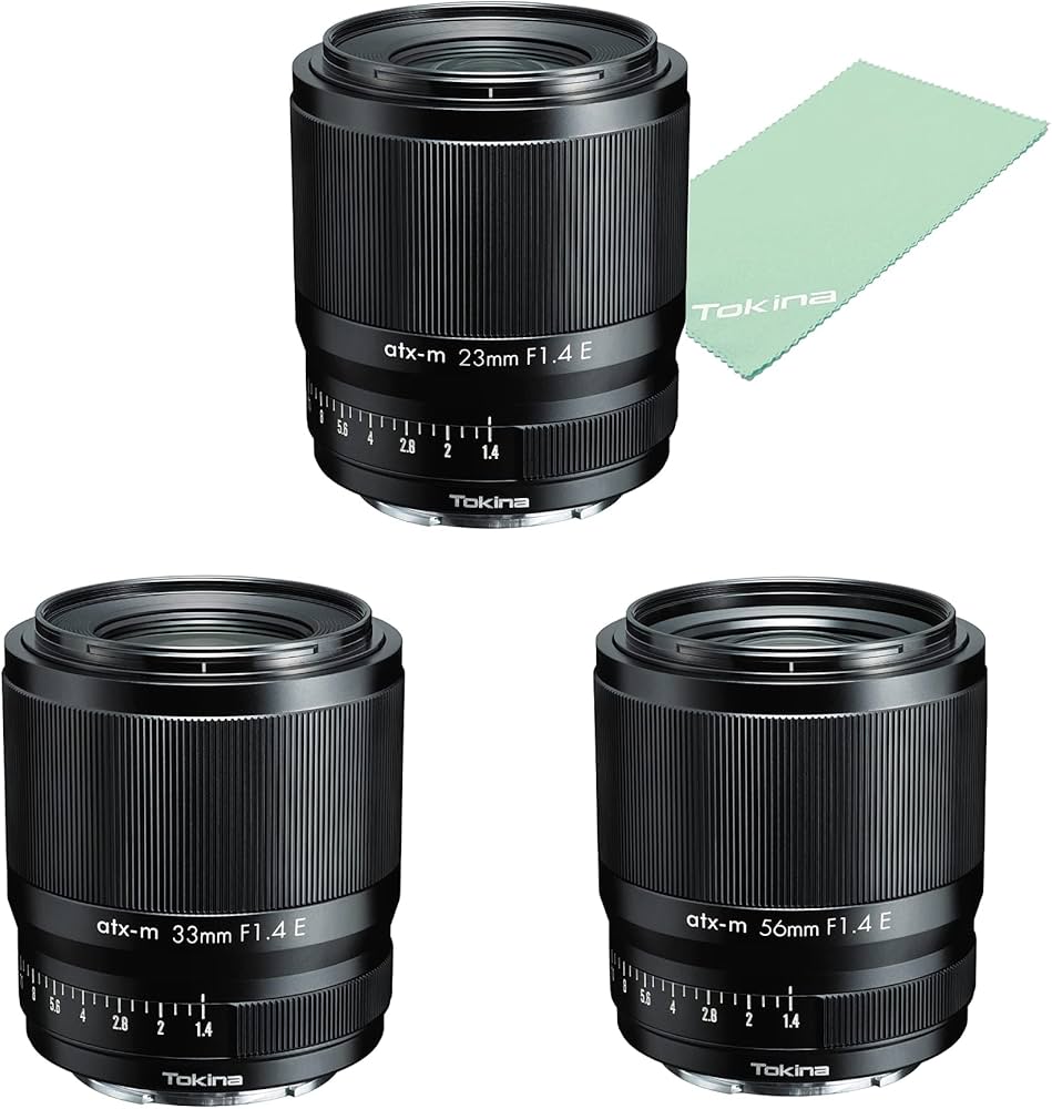 Amazon | Tokina 単焦点レンズ atx-m 23mm / 33mm / 56mm 3本セット E