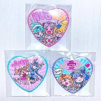 Amazon | プリキュア プリティストア ラインスタンプ ハート缶バッジ