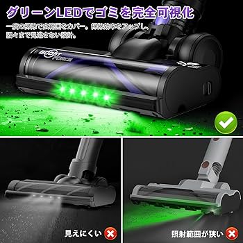Amazon | 掃除機 コードレス【2026革新版登場！90Kpa超強力吸引！自立