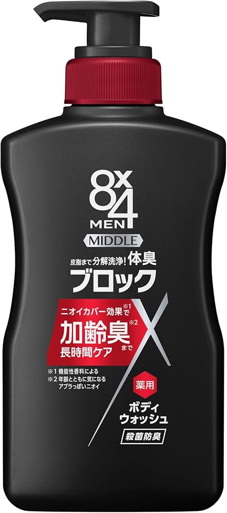 Amazon | エイトフォー 8x4メンミドルボディウォッシュ 本体 400ml