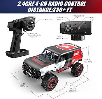 Amazon.com: MJX H12P 1/12 Ford Bronco R Brushless RC Crawlers for