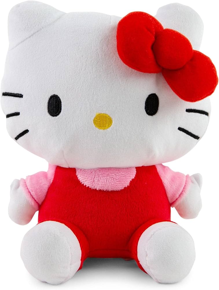 Amazon.com: Silver Buffalo Sanrio Hello Kitty Sitting Pose Soft