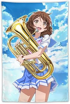 Amazon.co.jp: タペストリー 響け!ユーフォニアム 黄前久美子 布
