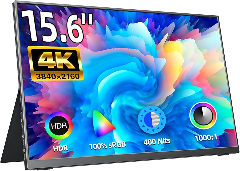 Amazon.co.jp: モバイルモニター 15.6インチ kksmart 4K解像度(3840