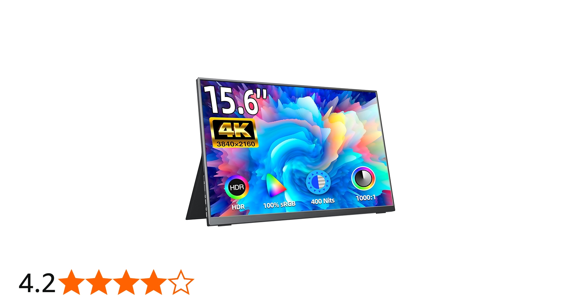 Amazon.co.jp: モバイルモニター 15.6インチ kksmart 4K解像度(3840
