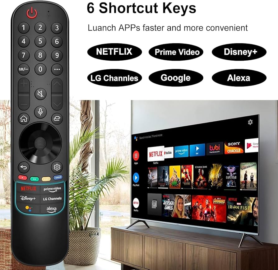 Amazon | LG-Smart-TV用マジックリモコン ポインターと音声機能付き