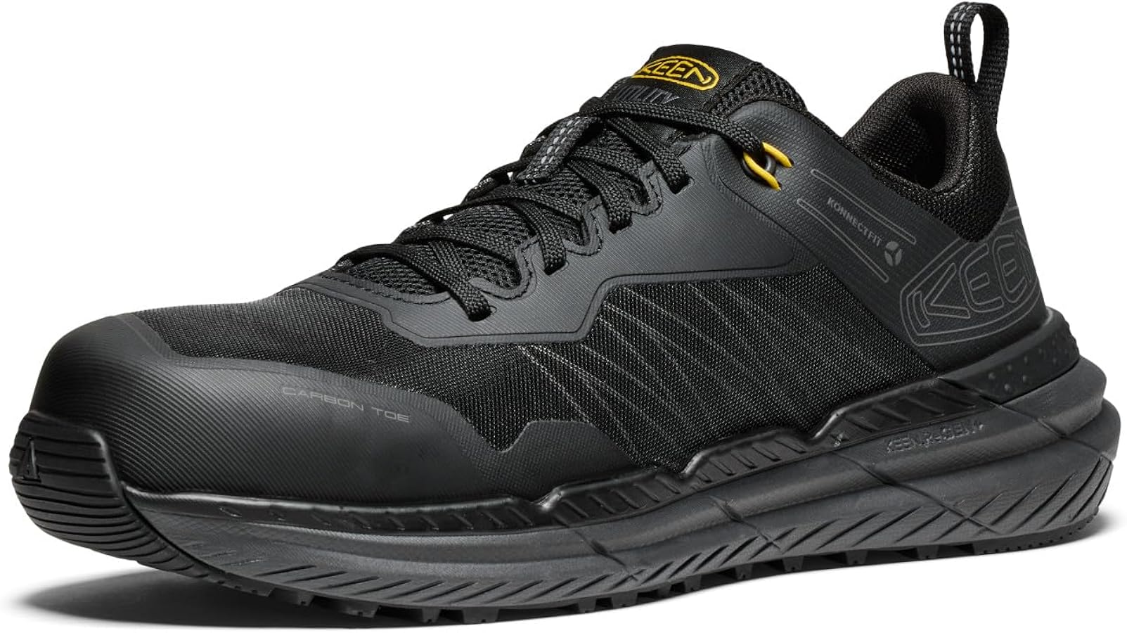 Amazon | [キーン] 安全靴 SPEEDWORKS メンズ BLACK/STEEL GREY 25.0