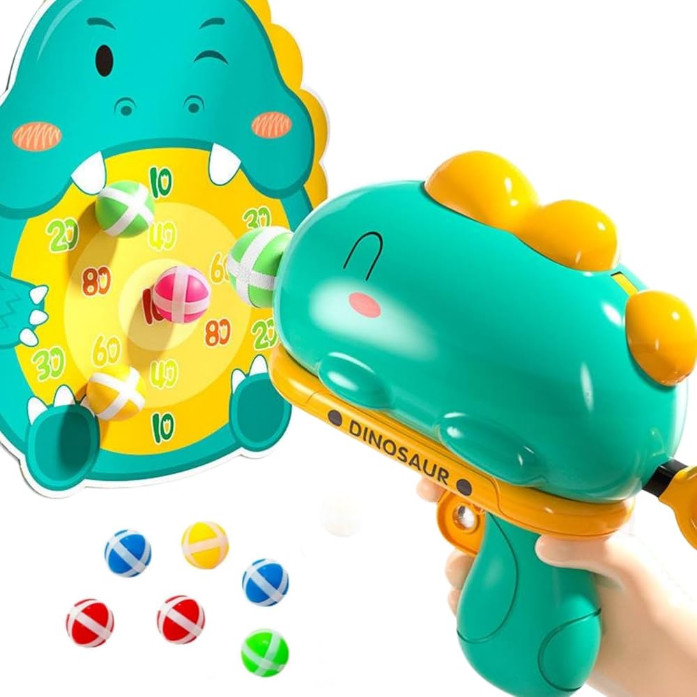 Amazon.co.jp: Ulet ターゲット ボール 恐竜 射的セット 【四肢の協調