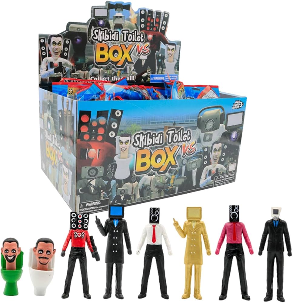 Amazon.co.jp: スキビディ トイレ Skibidi おもちゃ 箱付き フィギュ