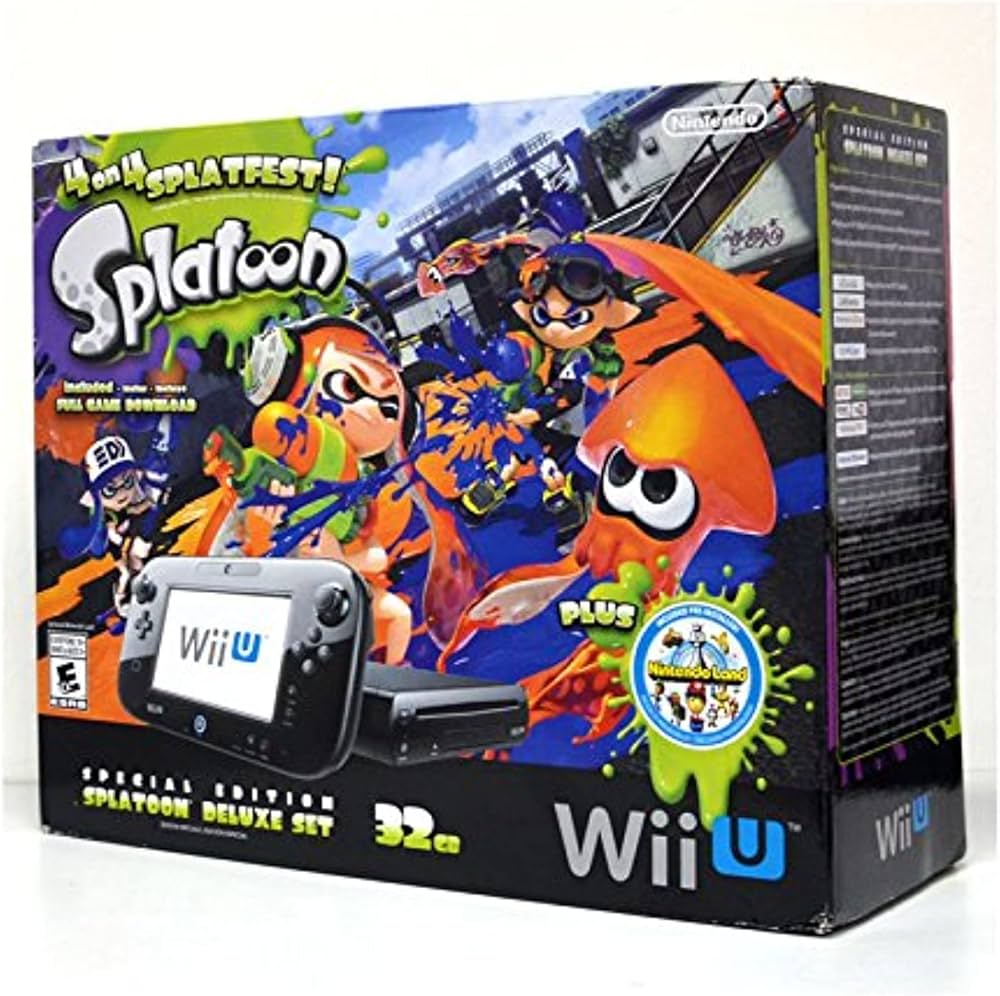 Amazon.com: Nintendo Wii U 32GB Console Splatoon Special Edition