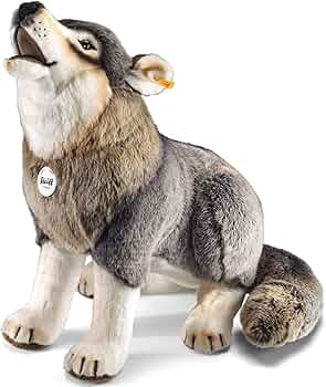 Amazon.com: Steiff Snorry Wolf, Grey : Toys & Games