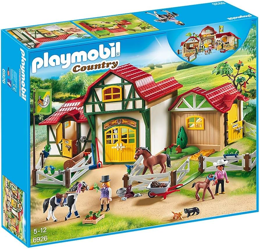 プレイモービル 保安官、保安官の馬、インディアン、少女、農夫