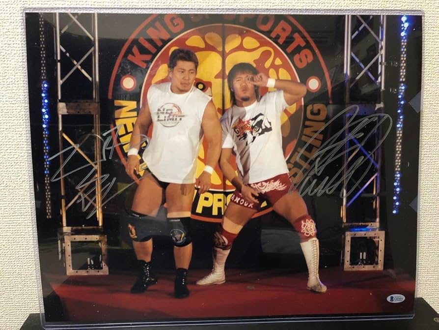 Amazon.co.jp: 新日本プロレス 内藤哲也 高橋裕二郎 直筆サイン大判