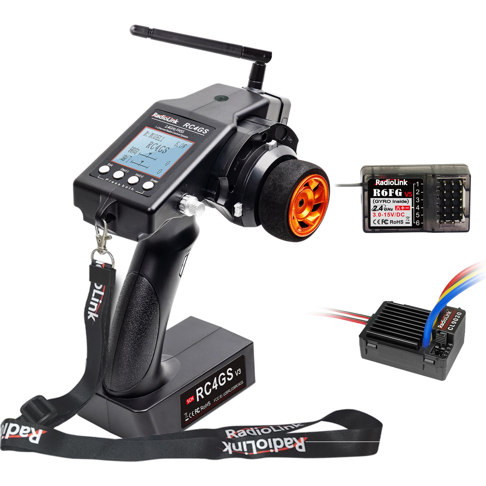 Amazon.com: Radiolink RC4GS V3 RC Transmitter, R6FG Receiver and