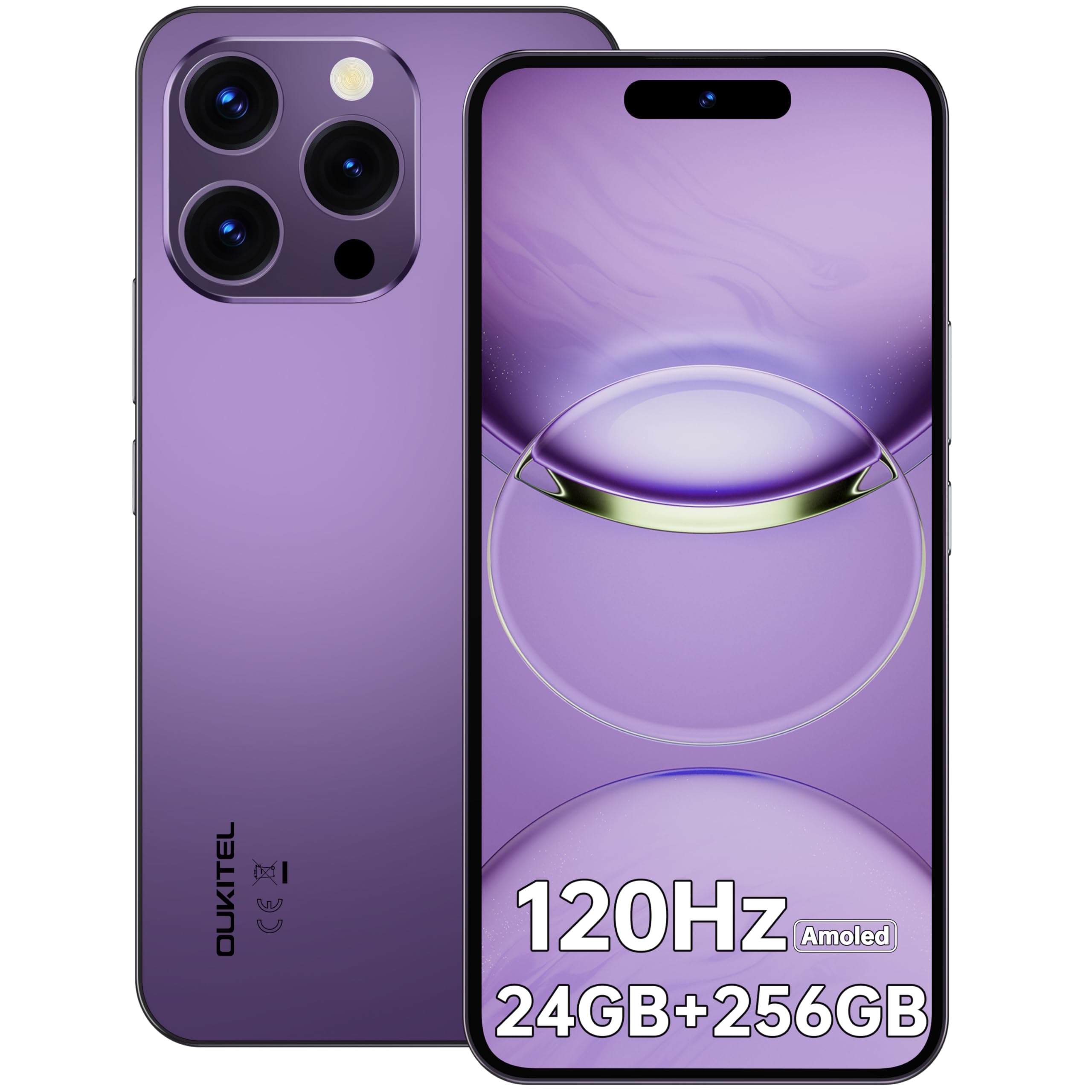 Amazon | OUKITEL P1 Android 14 SIMフリー スマートフォン 24GB RAM+