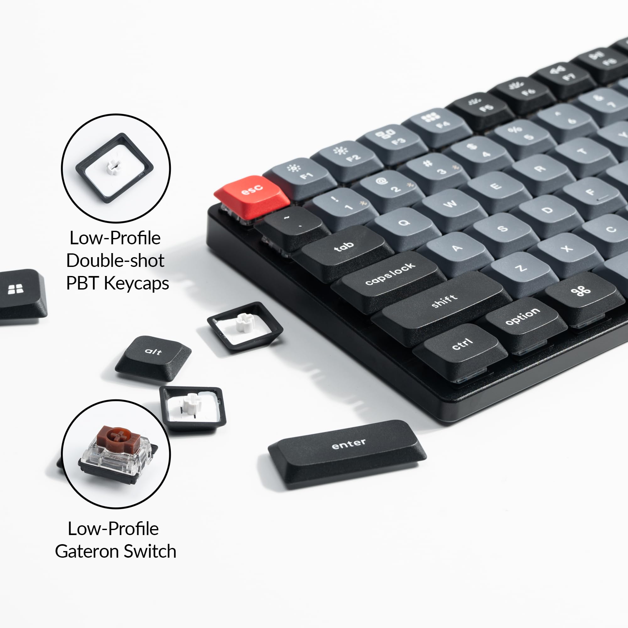 Amazon.com: Keychron K17 Pro Low-Profile QMK/VIA Custom Wireless
