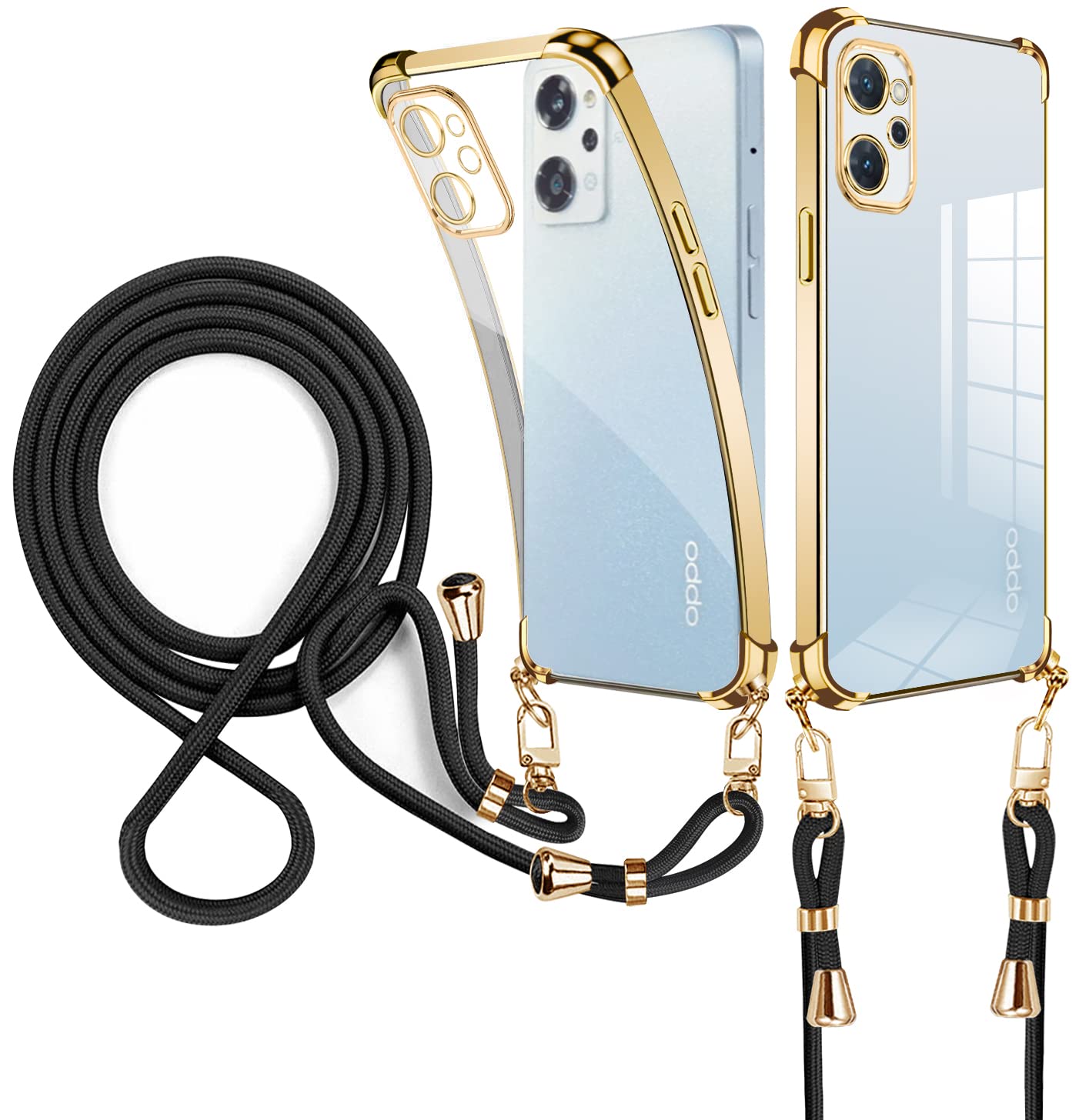 Amazon.co.jp: OPPO Reno9 A ケース クリア ショルダー OPPO Reno7 A