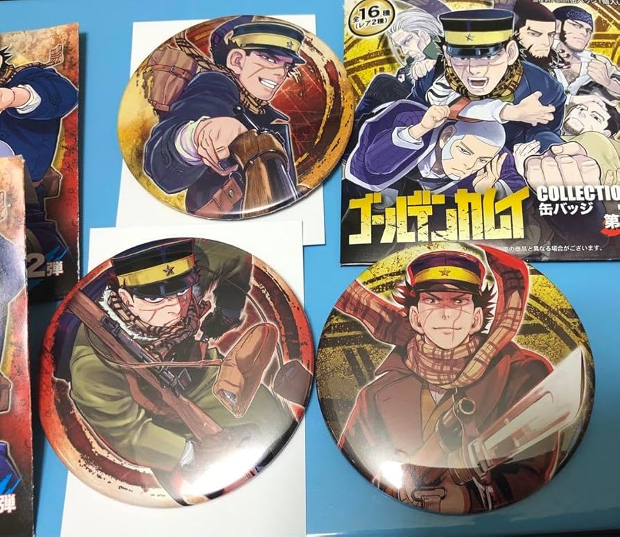 Amazon.co.jp: 杉元佐一 ゴールデンカムイ コレクション缶バッジ 缶