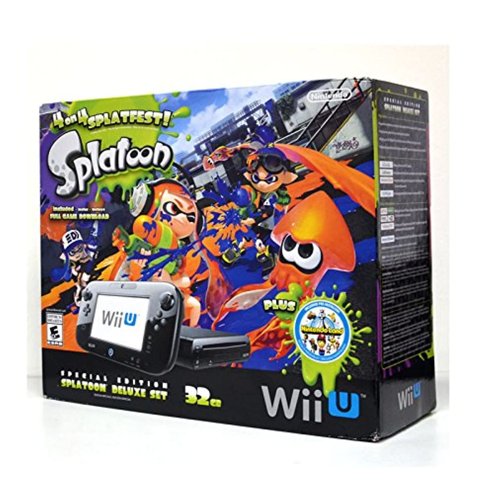Amazon.com: Nintendo Wii U 32GB Console Splatoon Special Edition