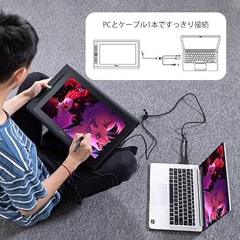 Amazon.co.jp: Artisul 液タブ D16Pro 15.6インチ 傾き検出機能 フル