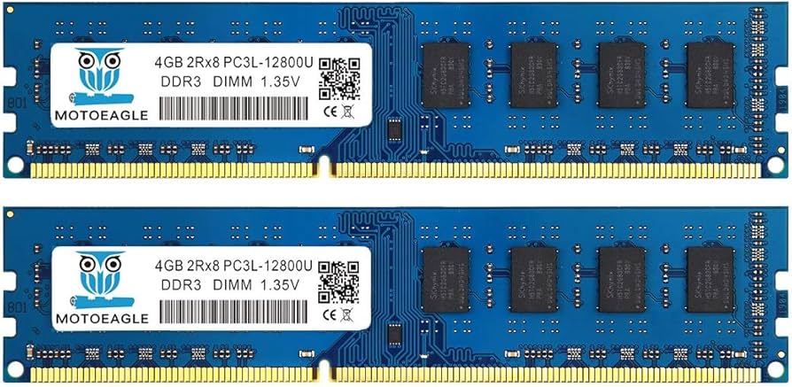 Amazon.co.jp: DDR3 1600MHz PC3-12800 240 Pin DIMM 8GB (2x4GB) 2RX8