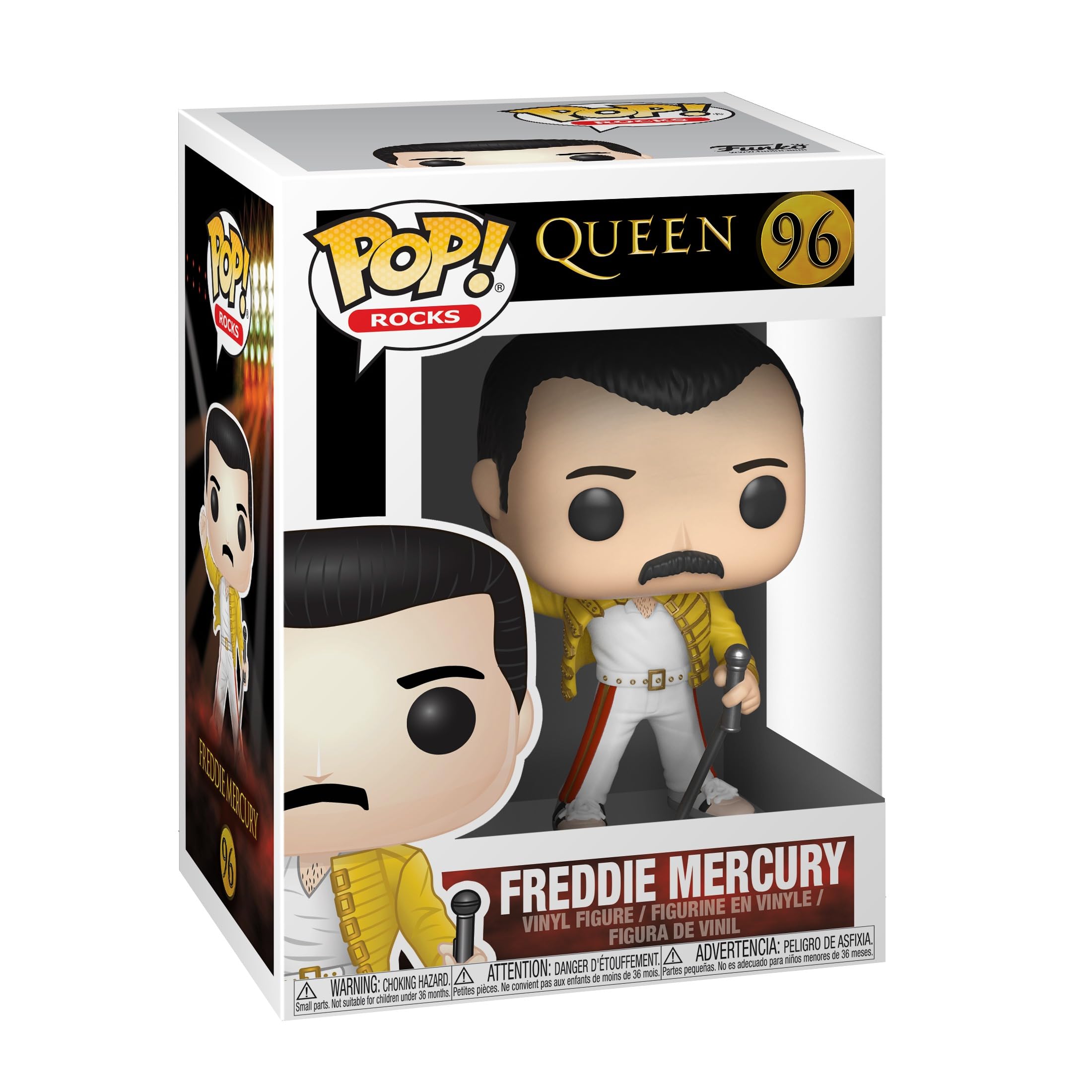 Amazon | FUNKO POP! ROCKS: Queen - Freddie Mercury Wembley 1986